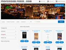 Tablet Screenshot of professionalpoker.com
